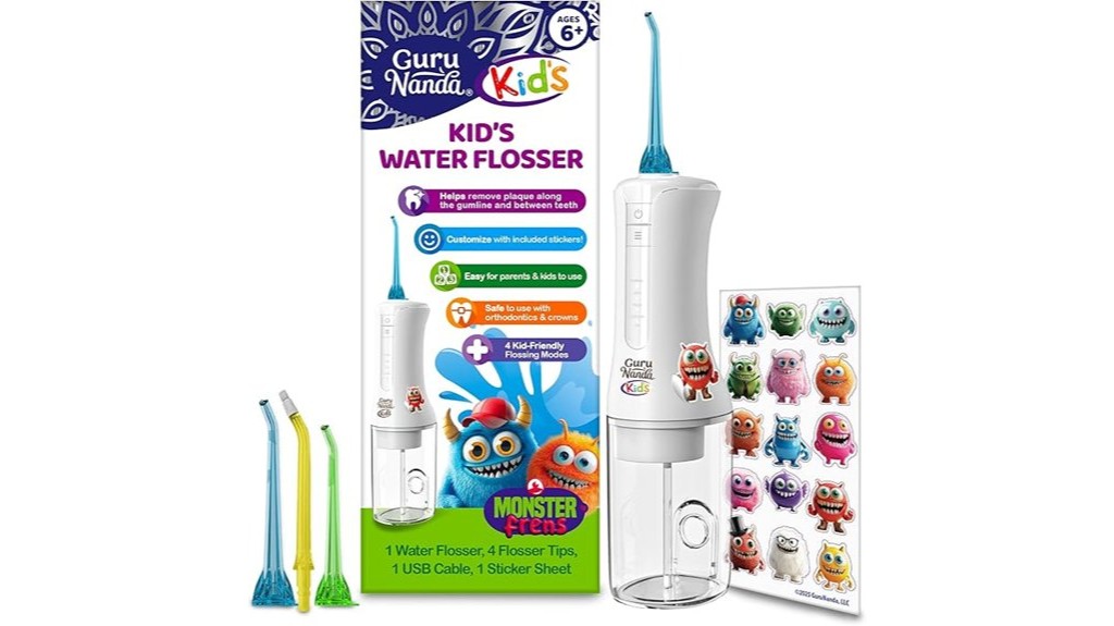 water powered dental flosser for kids