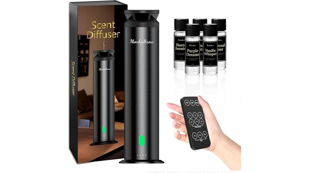 waterless aromatherapy diffuser with oils