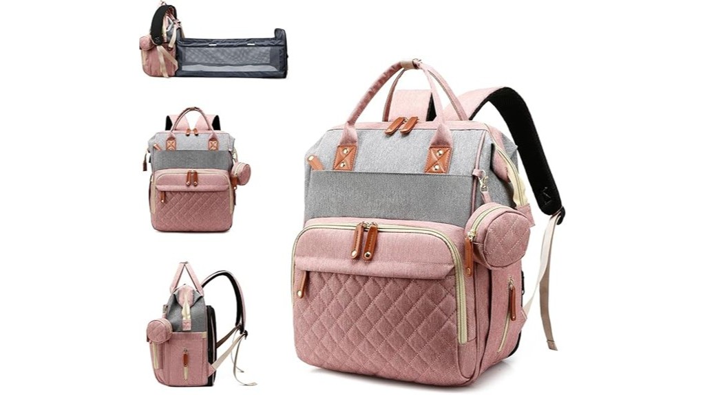 waterproof baby diaper backpack changing station