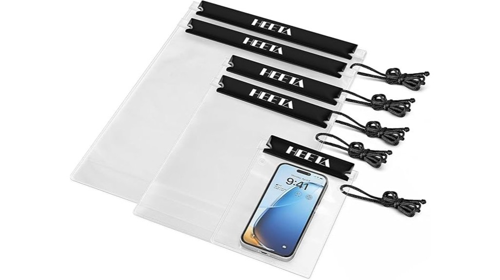 waterproof clear dry bags pouches