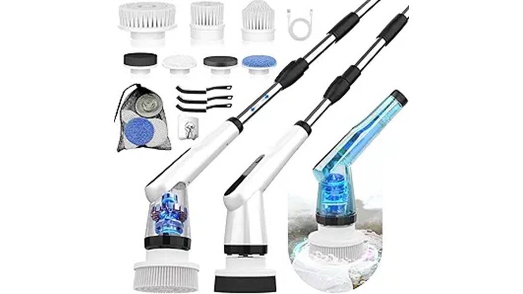 waterproof electric multi purpose shower scrubber
