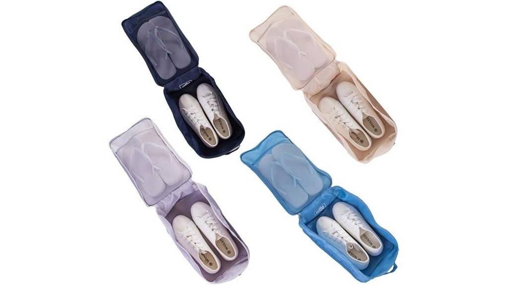 waterproof foldable organizing shoe bags