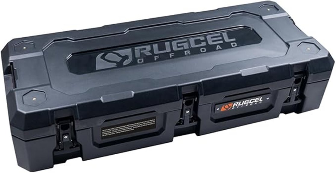 waterproof storage box holds 126 quarts
