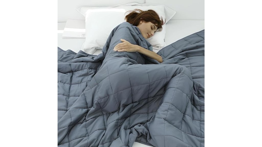 weighted dark grey adult blanket