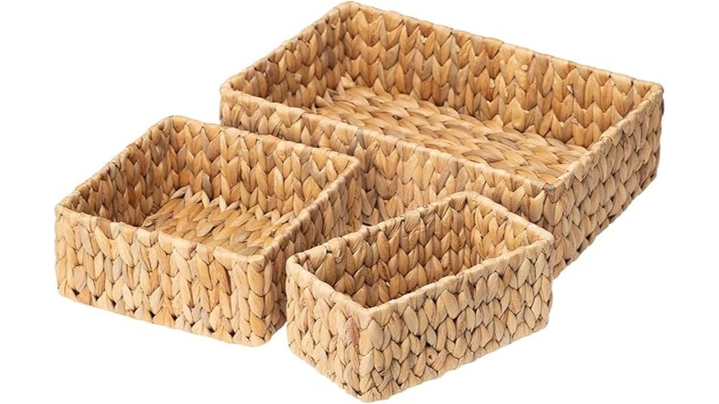 wicker baskets for home organization