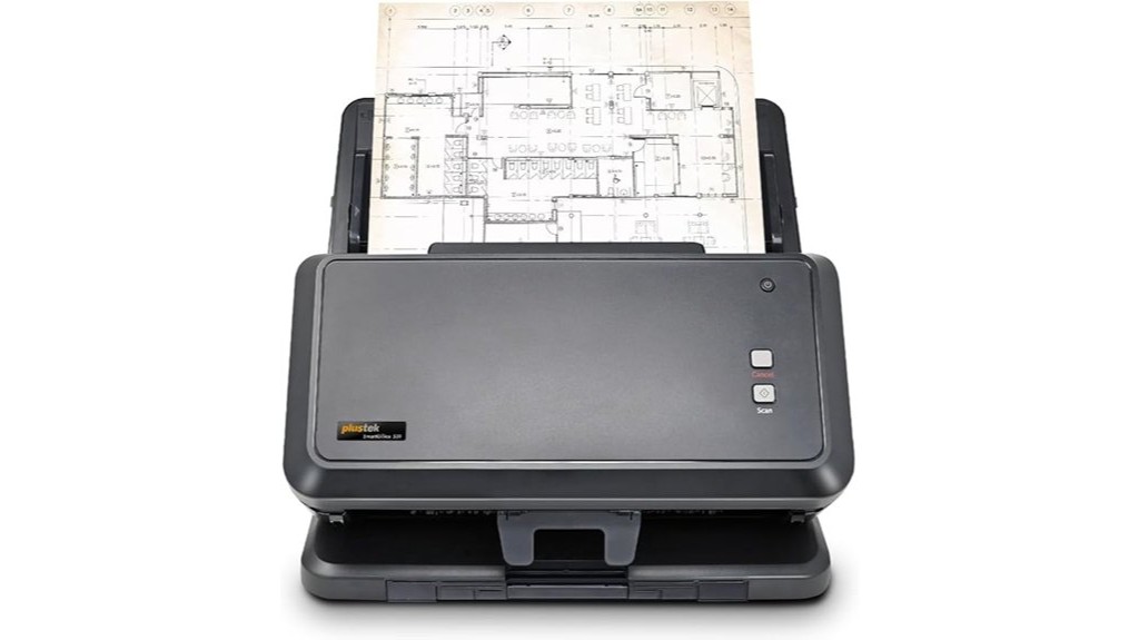 wide format color duplex document scanner