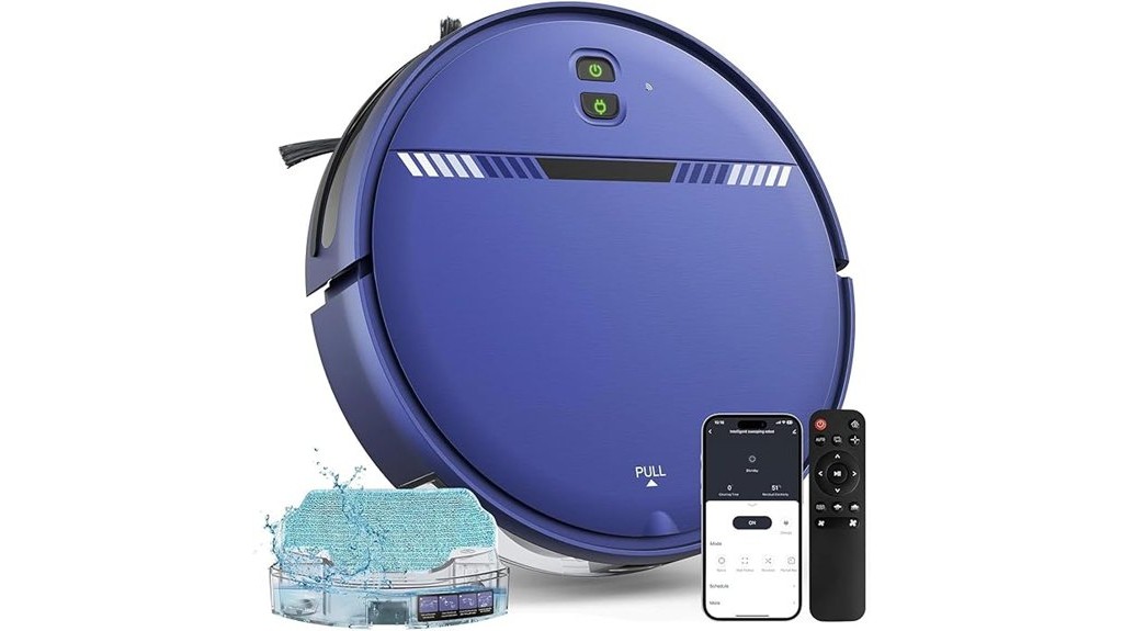wifi enabled robotic cleaner combo