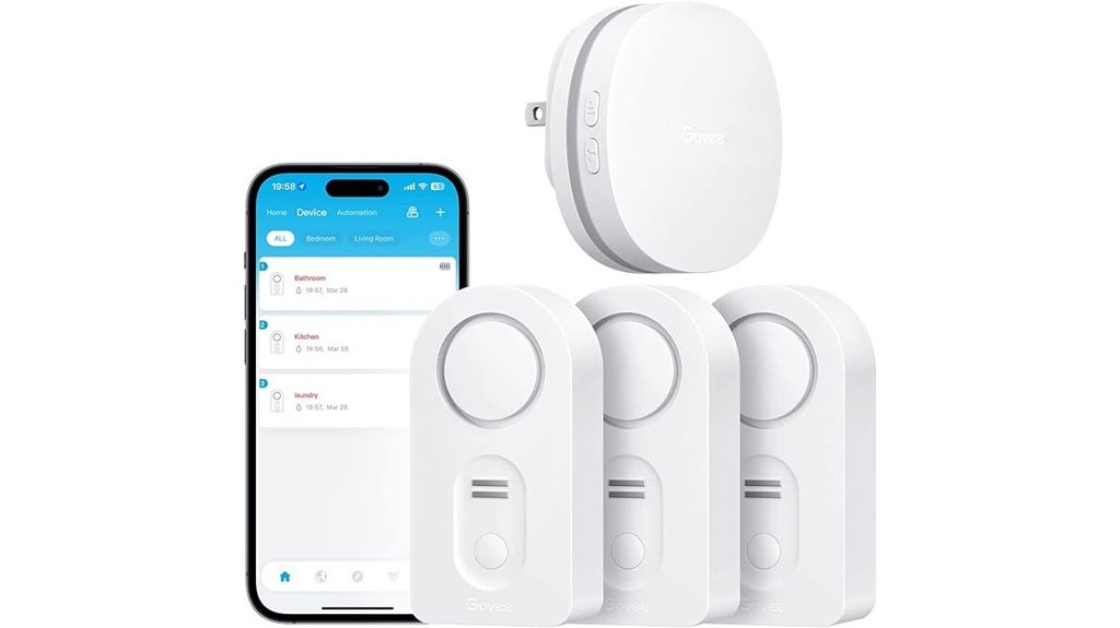 wifi enabled water leak detectors