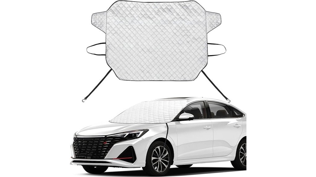 windshield snow ice cover