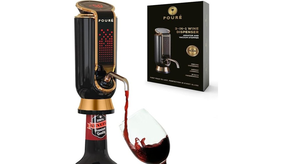 wine aeration and storage