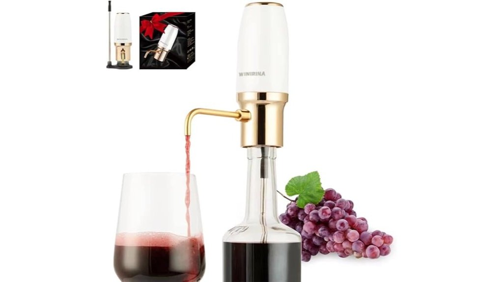 wine dispensing electric aerator