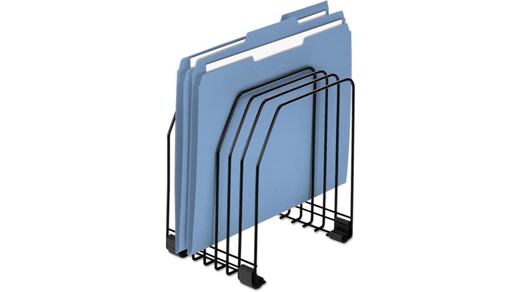 wire file organizer sections