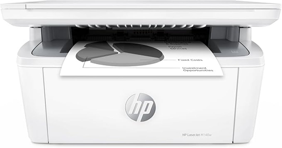wireless black and white multifunction laser printer