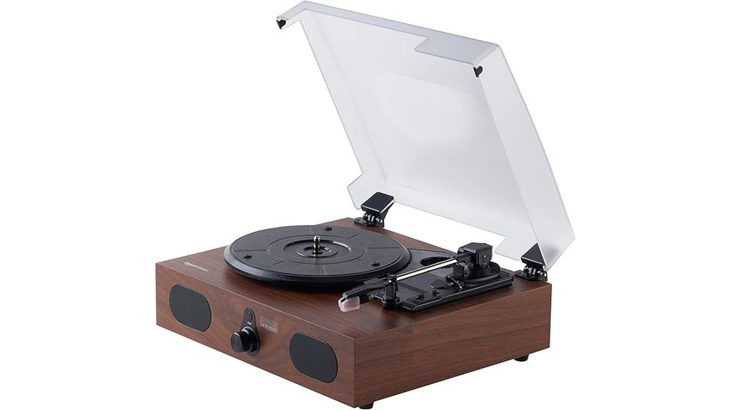 wireless bluetooth record player desktop