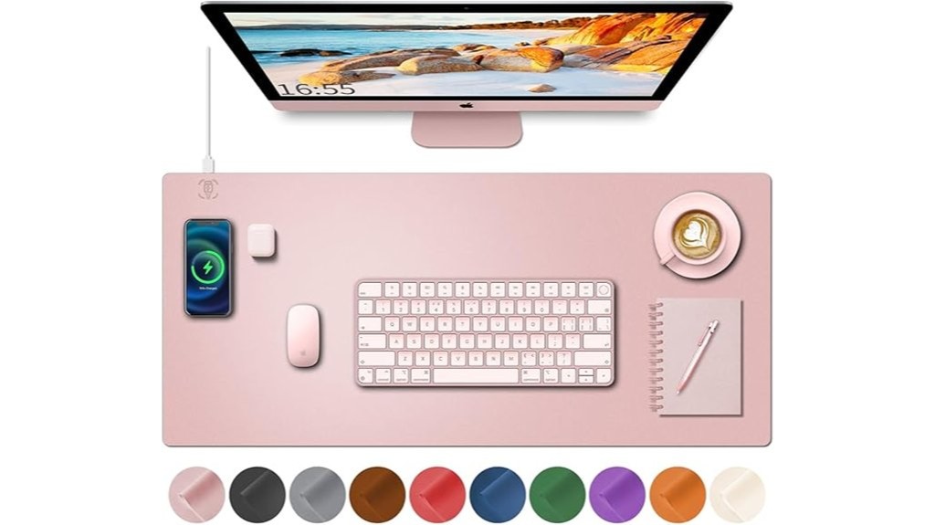 wireless charging desk accessory set