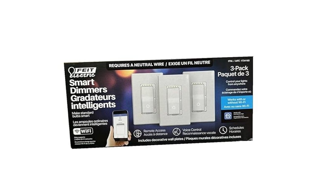 wireless dimmable light switch trio