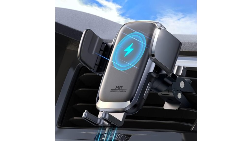 wireless fast auto clamping phone holder