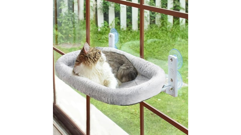 wireless feline window lounging platform