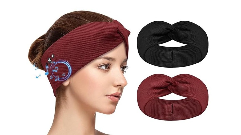 wireless female headband headphones
