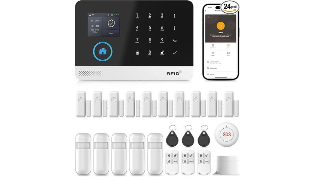 wireless home security system model 103 f