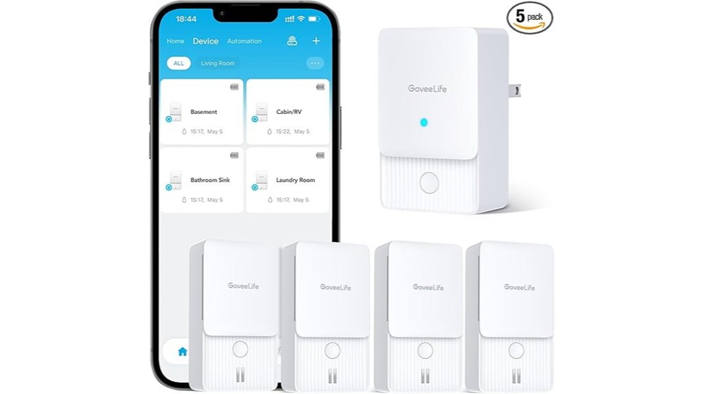 wireless home water leak detection