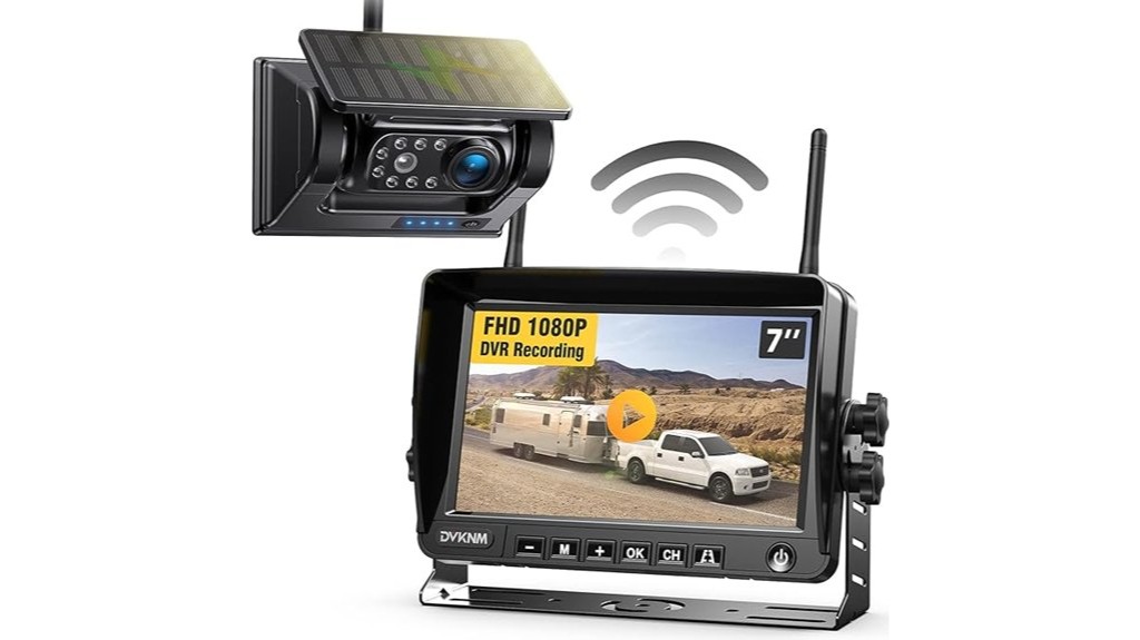wireless magnetic solar backup camera