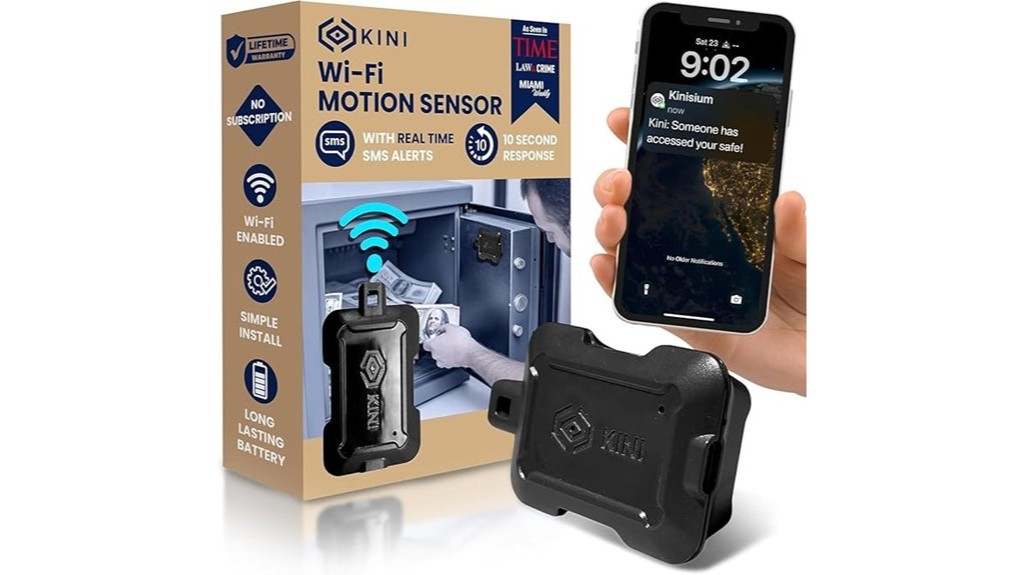 wireless motion detection security alert