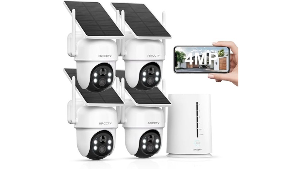 wireless outdoor security camera system