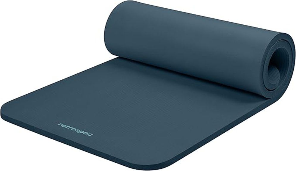 yoga mat one inch thickness solana brand