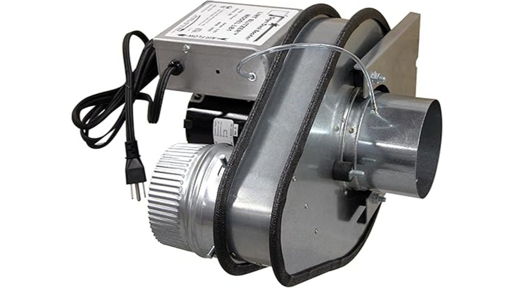 zero maintenance dryer duct booster