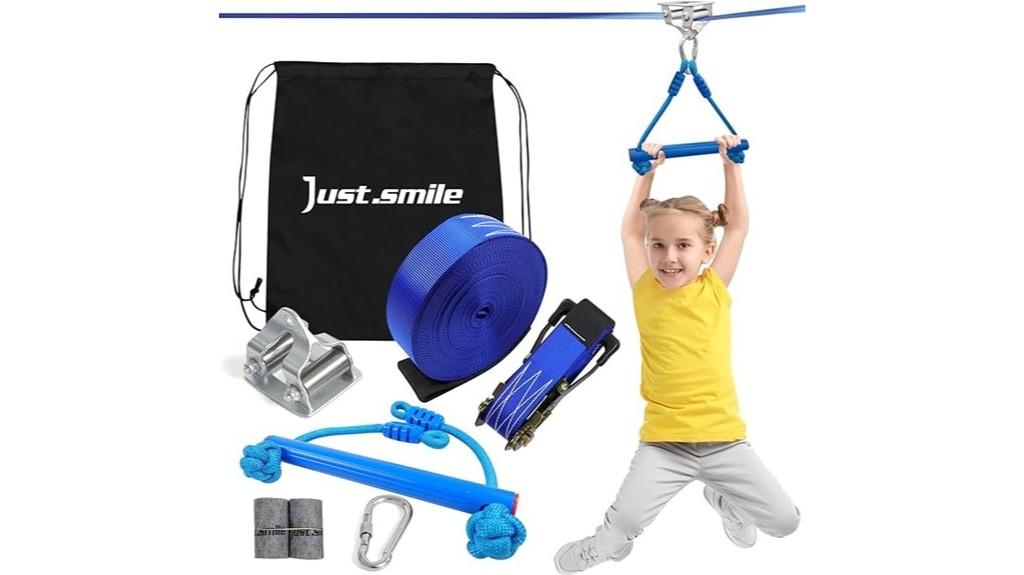 zipline ninja slackline kids