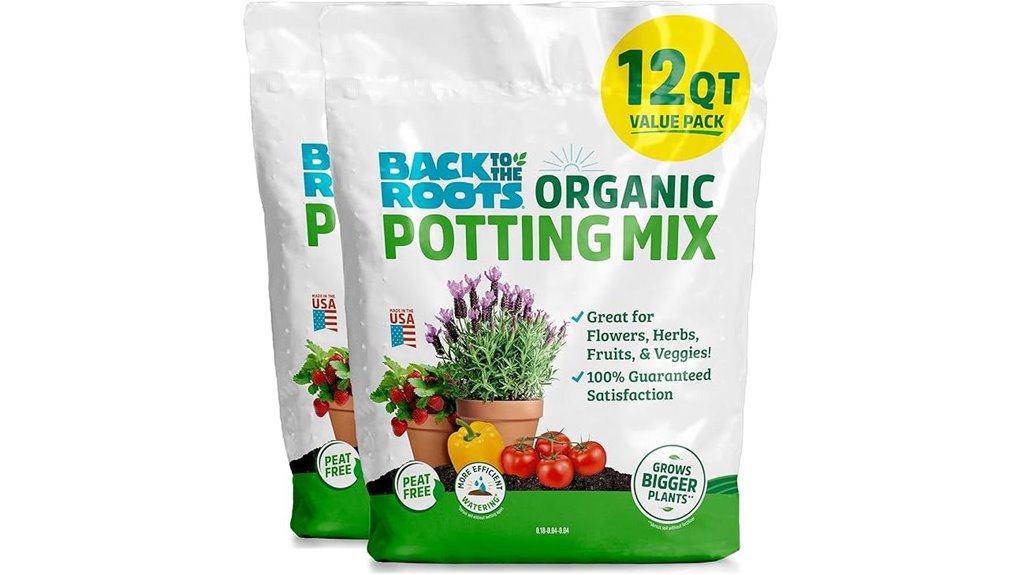 100 organic potting mix