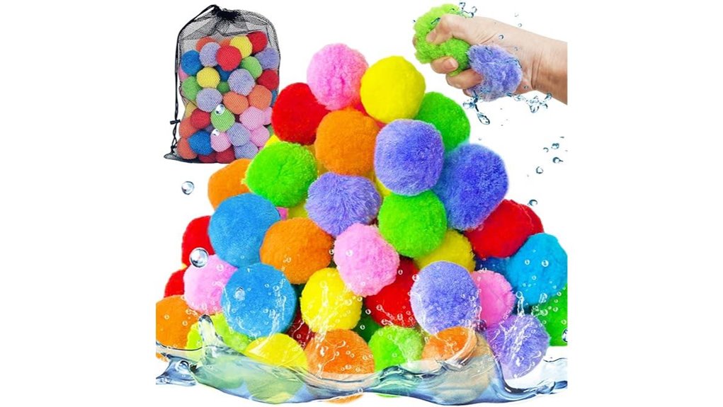 100 pack reusable soaker balls