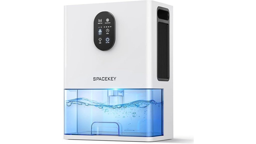 106 oz quiet 1000 sqft dehumidifier