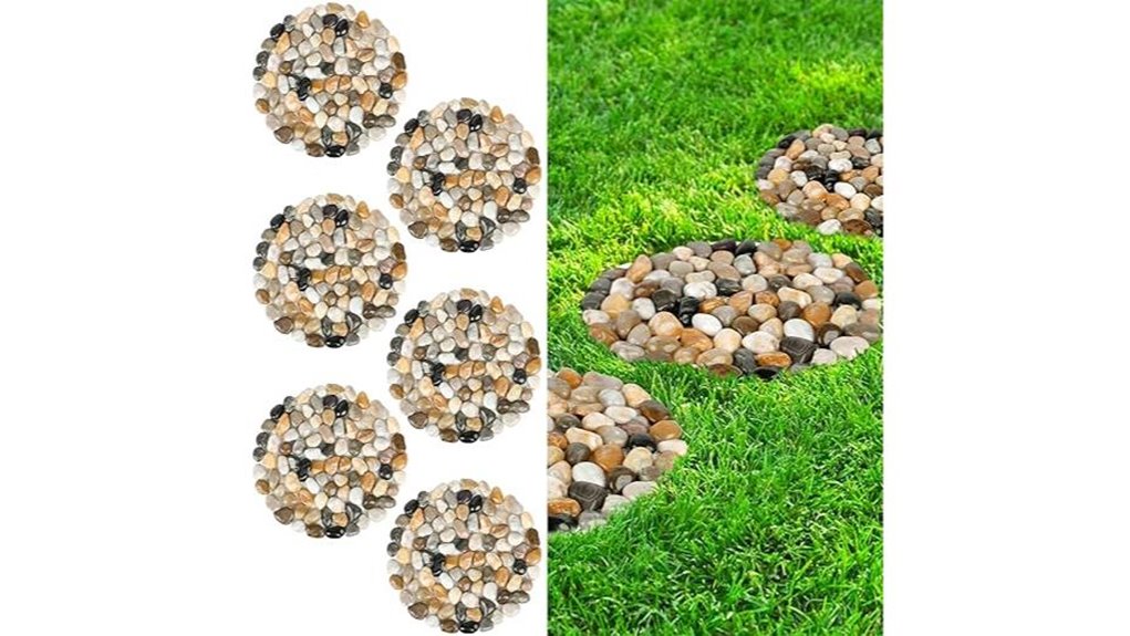 10 inch river rock set
