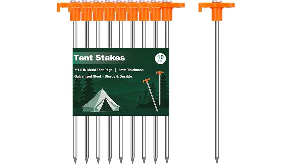 10 pack heavy duty garden stakes
