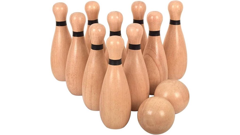 10 pin lawn bowling set