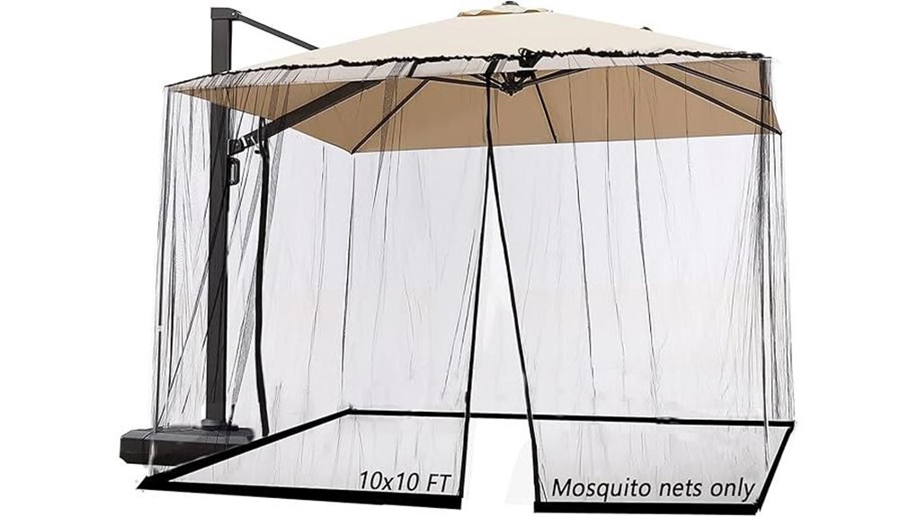 10ft windproof umbrella net