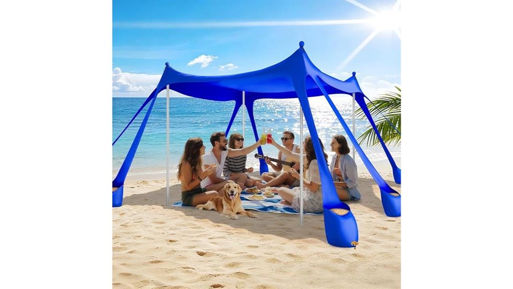 10x10 beach canopy upf50
