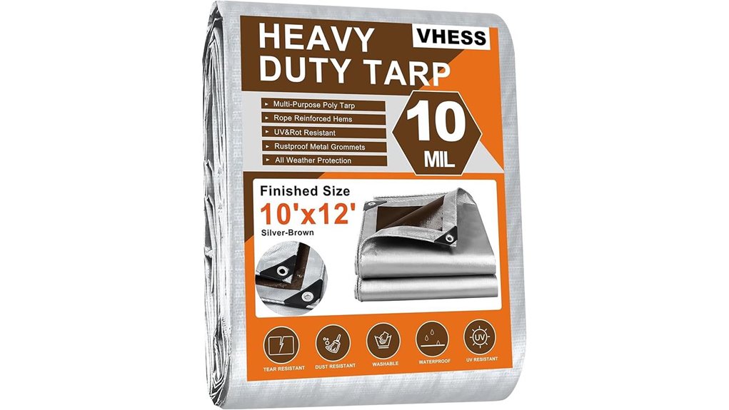 10x12 10 mil uv proof tarp
