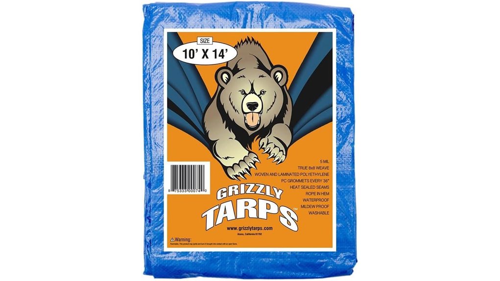 10x14 waterproof poly tarp