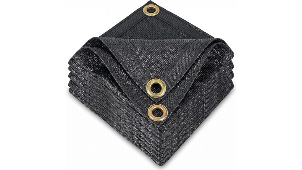 10x20 black shade tarp