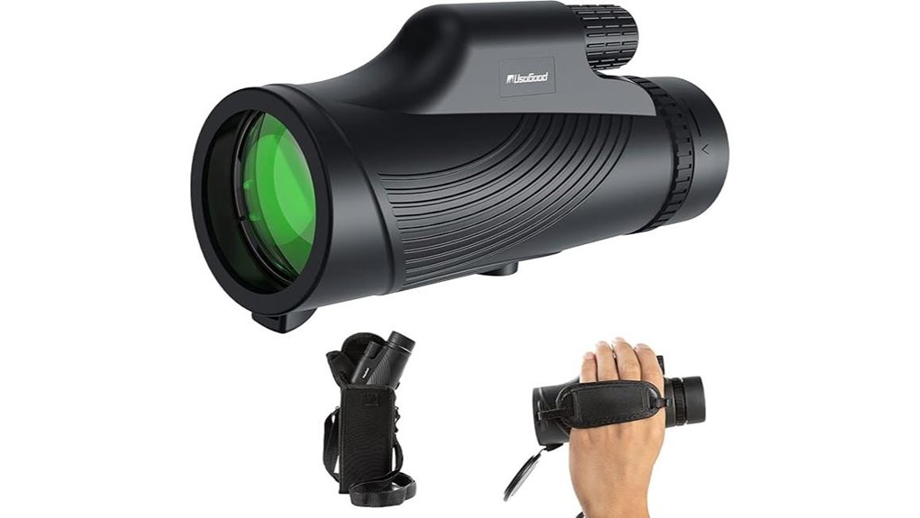 10x42 compact waterproof monocular