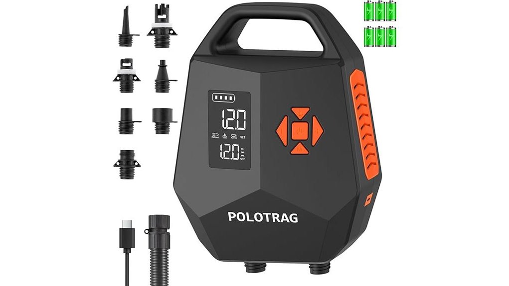 12000mah electric 20psi pump