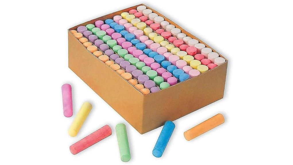 126 pack non toxic sidewalk chalk