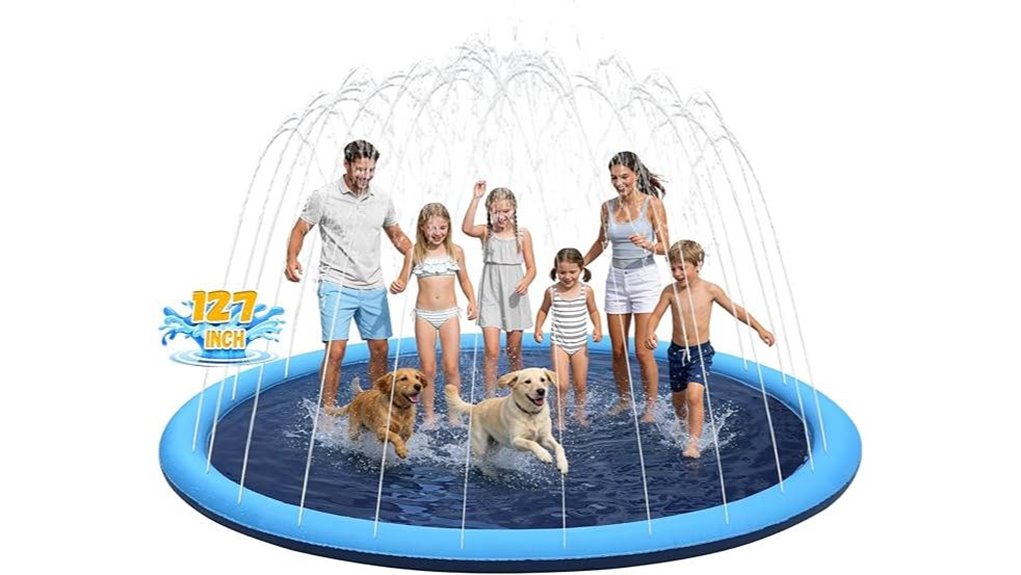 127 inch splash pad sprinkler