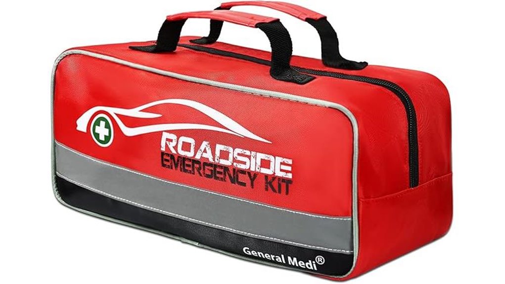 127 piece roadside emergency kit