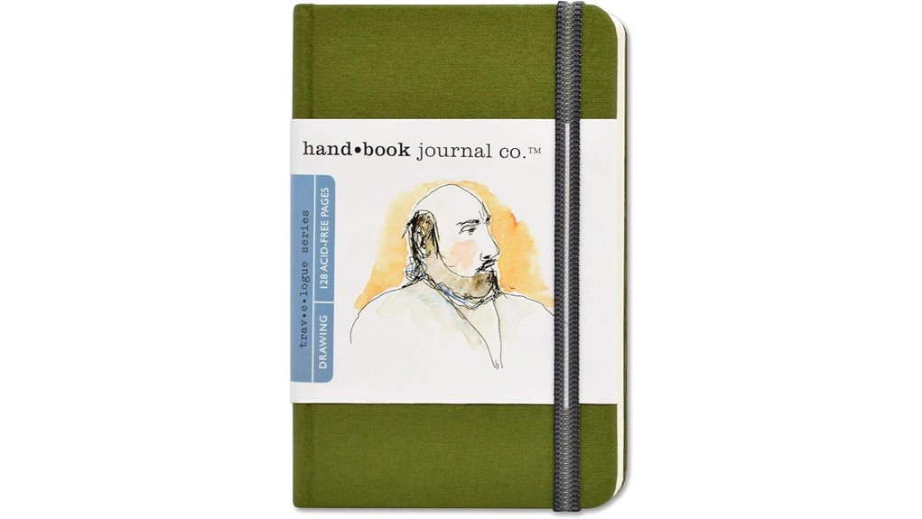 128 page pocket travelogue sketchbook