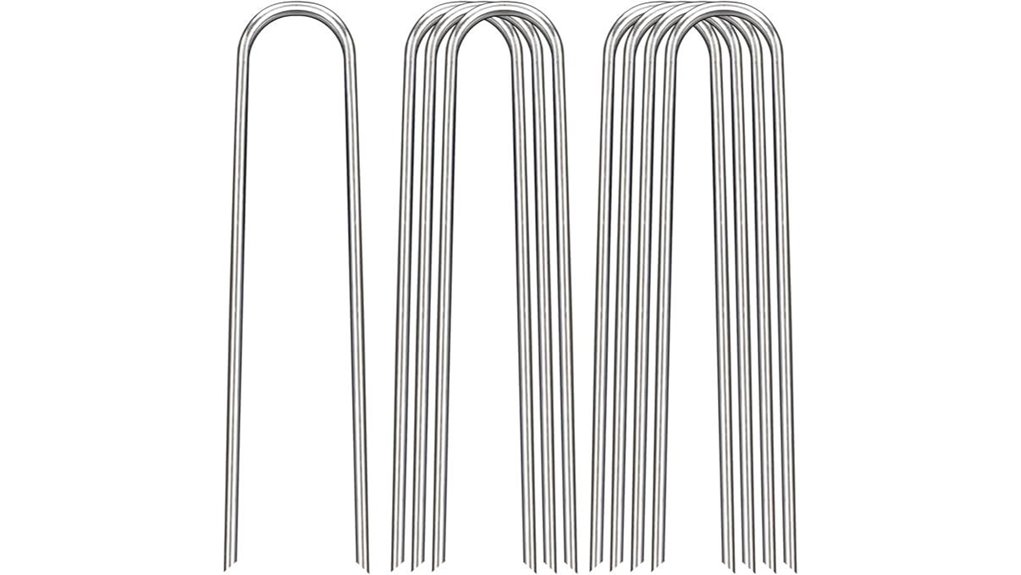 12 inch galvanized u shaped eight gauge