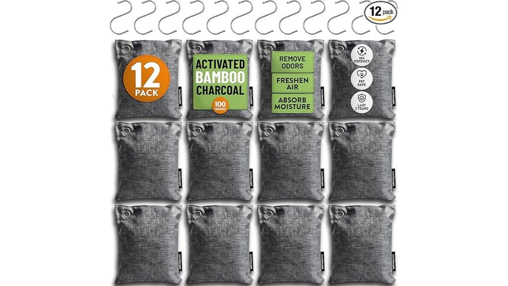 12 pack 100g bamboo charcoal